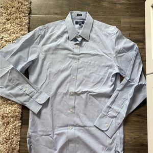 J. Crew Blue Dress Shirt Classic Cotton